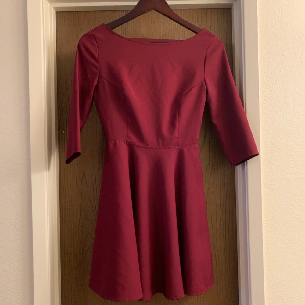 Cute maroon dress